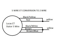 5 wire ET Stator to 2 wire