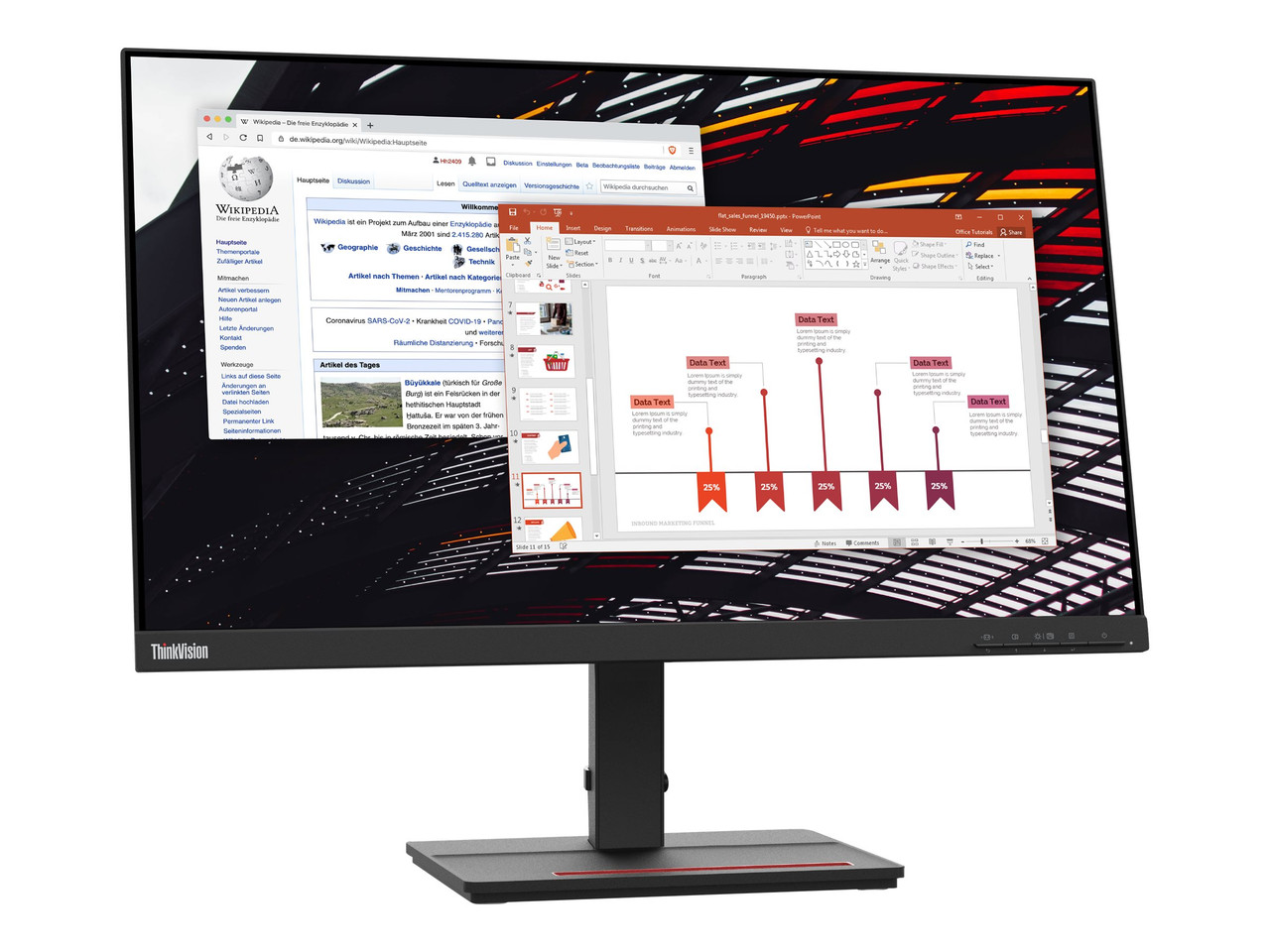 Lenovo ThinkVision S24e-20 - LED Monitor - Full HD (1080p) - 24