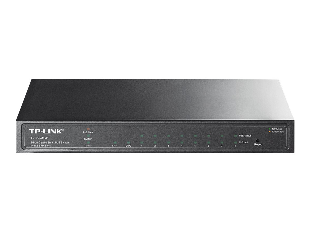 TP-Link TL-SG2210P 8-Port Gigabit Smart PoE Switch With 2 SFP