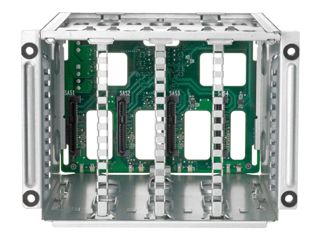 HP Enterprise 2SFF X4 Tri-Mode 24G U.3 Basic Carrier Drive Cage Kit -  Storage Drive Cage - 2.5