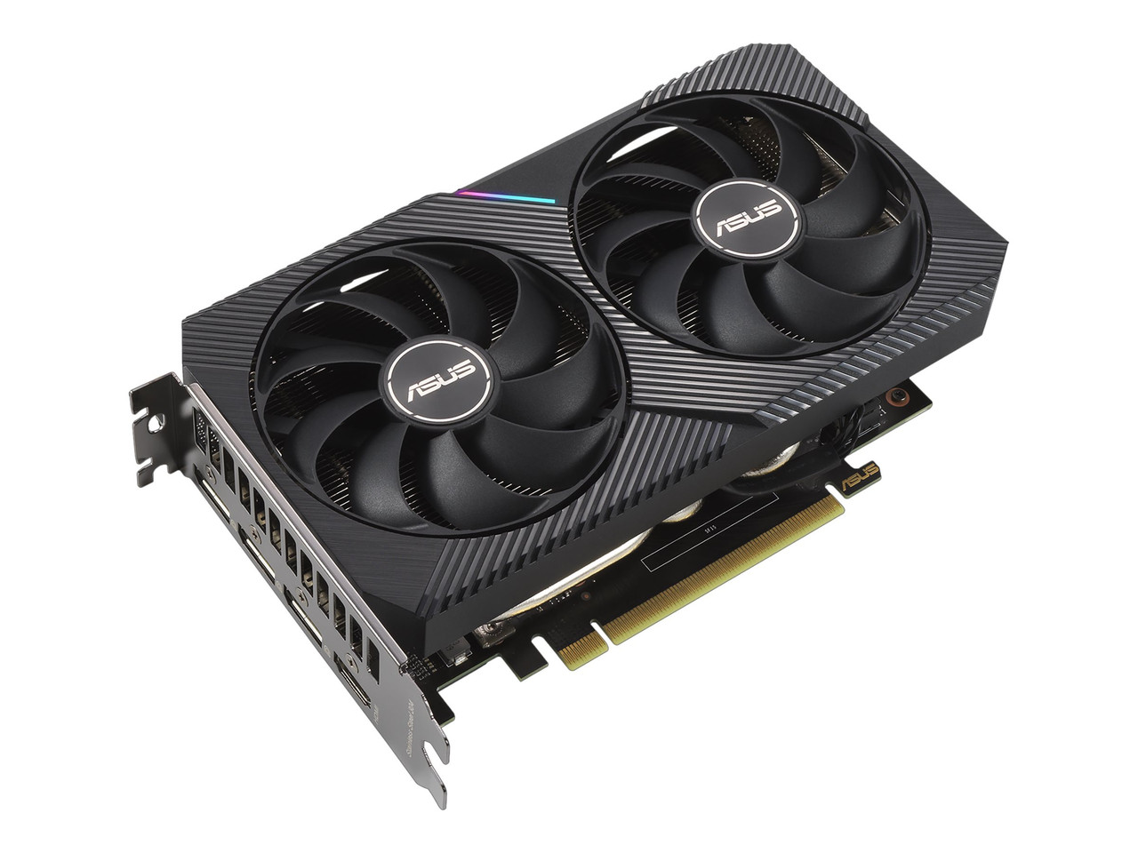 ASUS DUAL-RTX3060-O12G-V2 - OC Edition - Graphics Card - GF RTX 3060 - 12  GB GDDR6 - PCIe 4.0 X16 - HDMI, 3 X DisplayPort