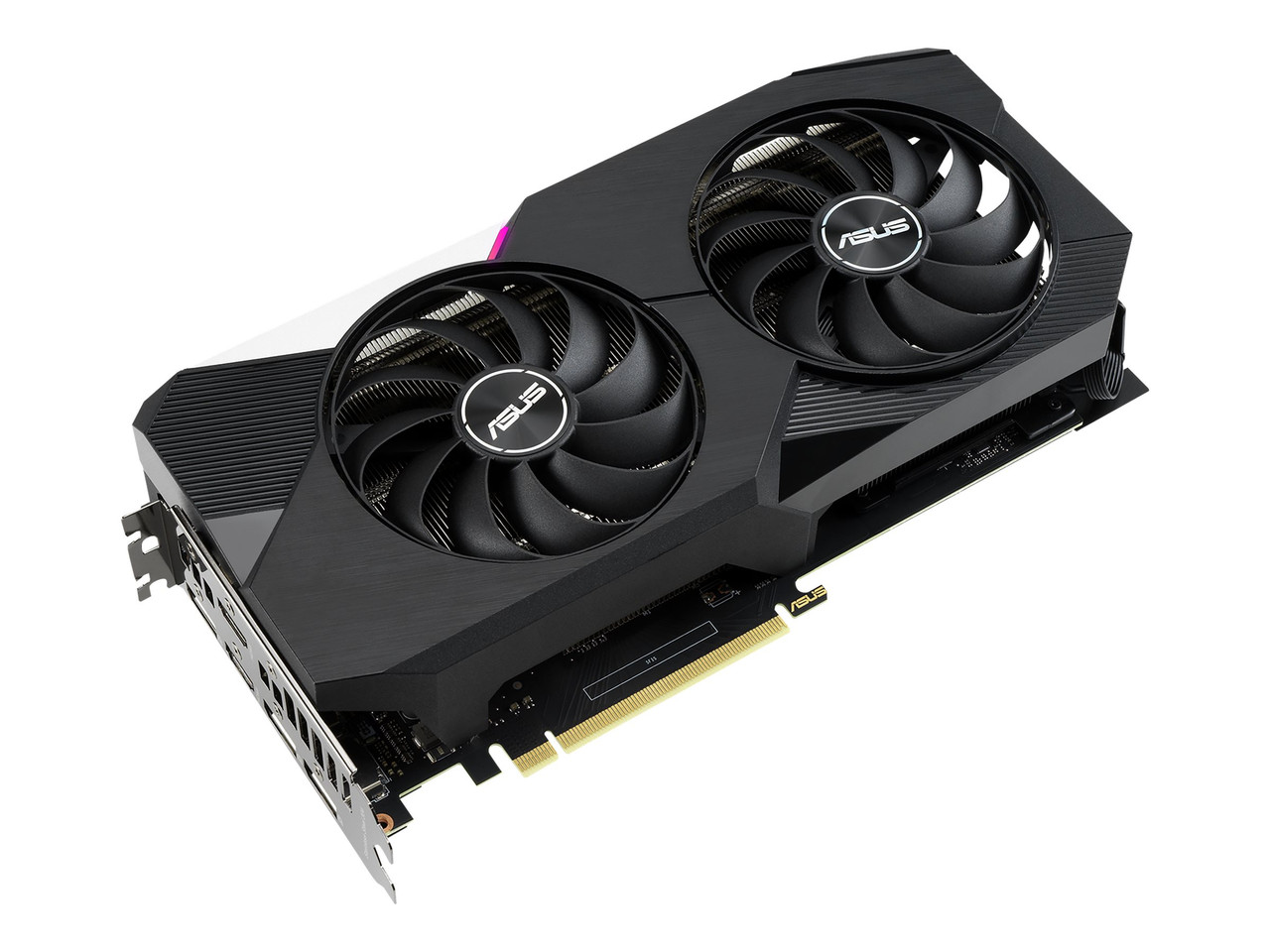 ASUS DUAL-RTX3060TI-O8G-V2 - OC Edition - Graphics Card - GF RTX 3060 Ti -  8 GB GDDR6 - PCIe 4.0 - 2 X HDMI, 3 X DisplayPort