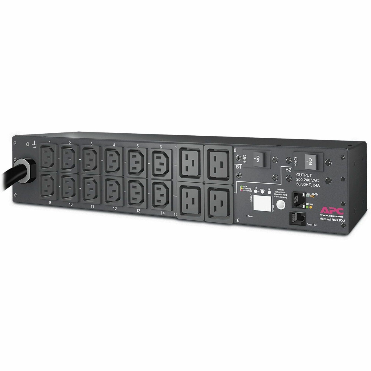 APC NetShelter Rack PDU, Metered, 2U, 5.0kW 208V - AP7811B