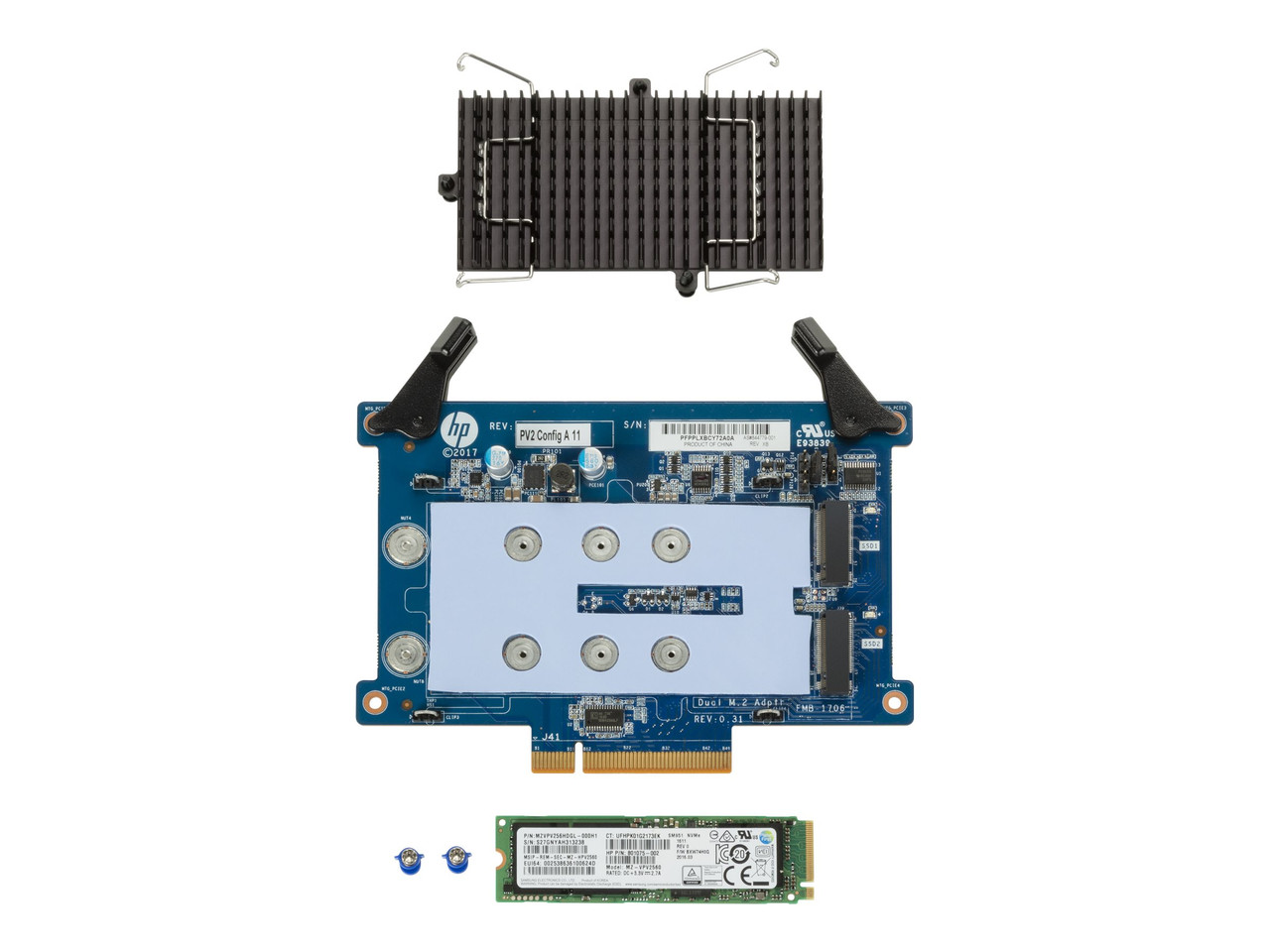 HP Z Turbo Drive - SSD - 2 TB - Internal - M.2 - PCIe 4.0 X4 - For  Workstation Z2 G9 (SFF, Tower), Z8 G4 - 201F8AA