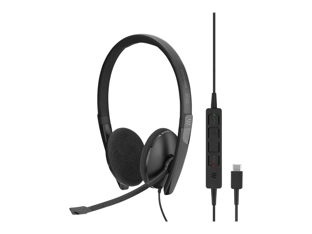 EPOS ADAPT SC 160 USB-C - SC 100 Series - Headset - On-ear - Wired - USB-C  - Black - Certified For Skype For Business - 508354