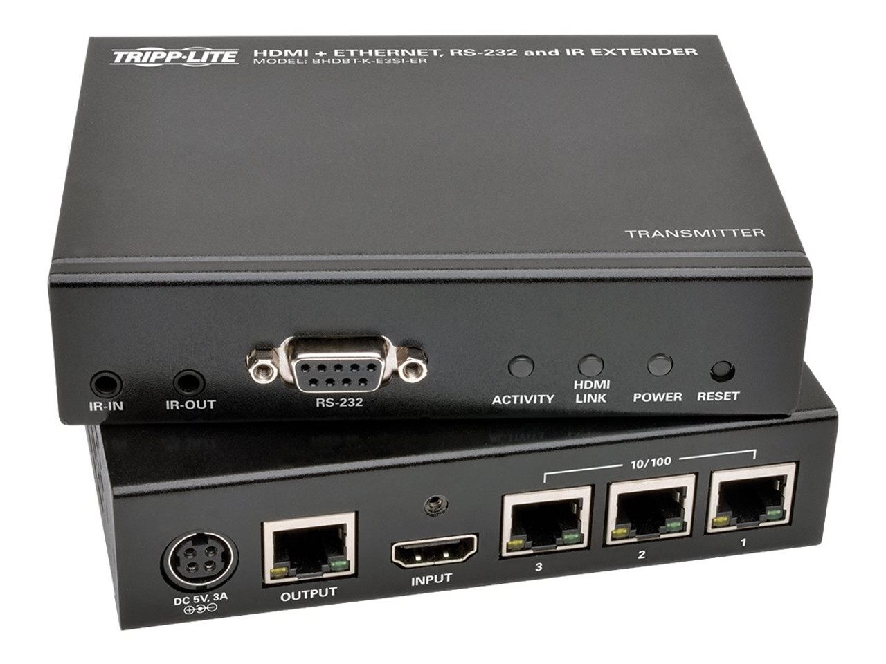 Tripp Lite HDBaseT HDMI Over Cat5e Cat6 Cat6a Extender Kit W/ Ethernet,  Serial a BHDBT-K-E3SI-ER
