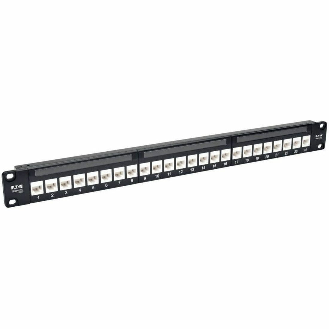 Eaton Tripp Lite Series 24-Port Cat6a Feed-Through Patch Panel - Thumbnail 3