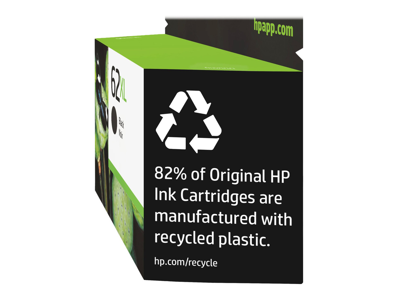 Remanufactured HP 62XL Black Ink Cartridge (C2P05AN) High-Yield