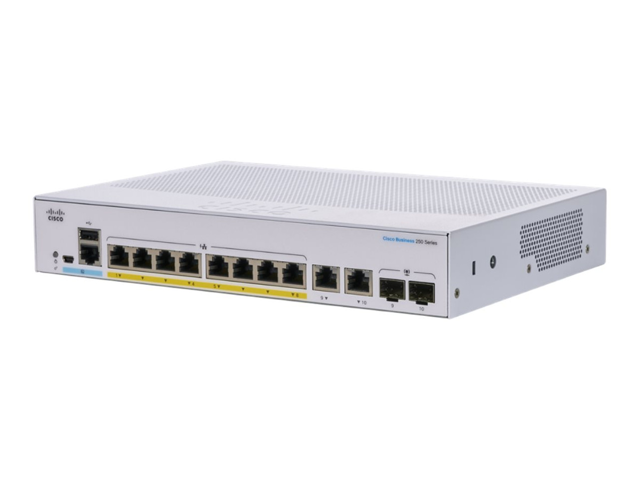 Cisco Business CBS250-8PP-E-2G GE PoE Ext PS 2x1G CBS250-8PP-E-2G