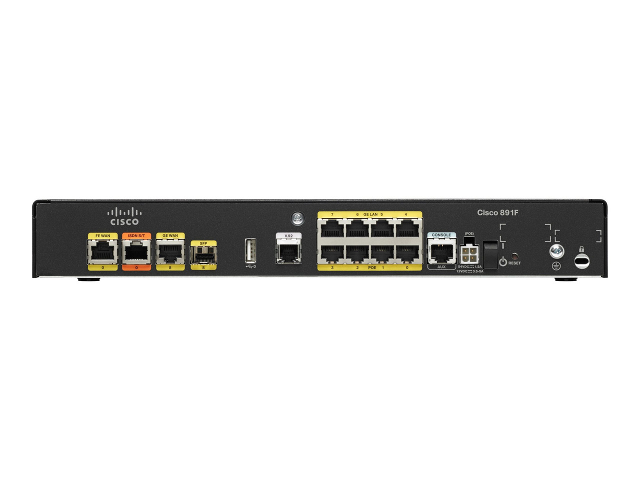 Cisco 891F - Router - ISDN/Mdm - Desktop, Rack-mountable - C891F-K9