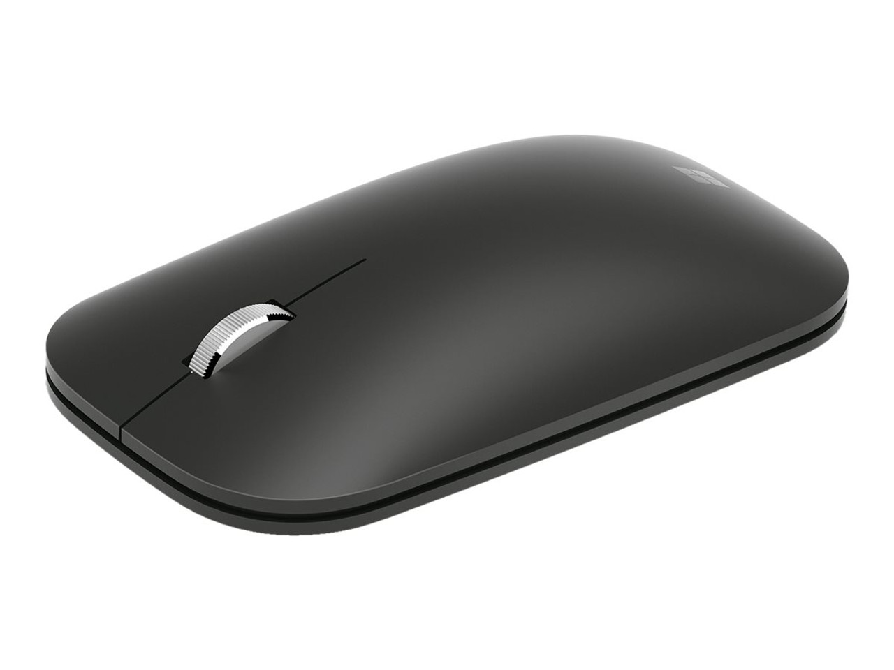 Microsoft Modern Mobile Mouse - Mouse - Right and Left-handed - Optical - 3  Buttons - Wireless - Bluetooth 4.2 - Black - KTF-00013