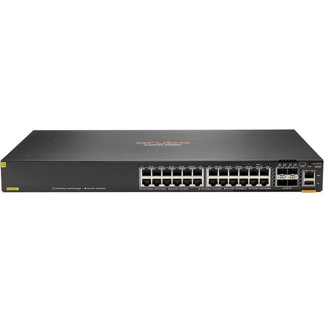HPE 6300M 48-port 1GbE Class 4 PoE and 4-port SFP56 Switch - Thumbnail 2
