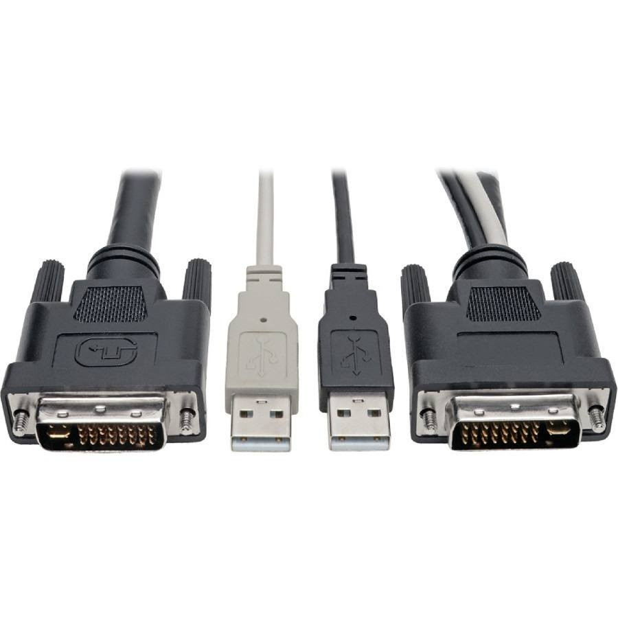 Eaton Tripp Lite Series DVI to USB-A Dual KVM Cable Kit