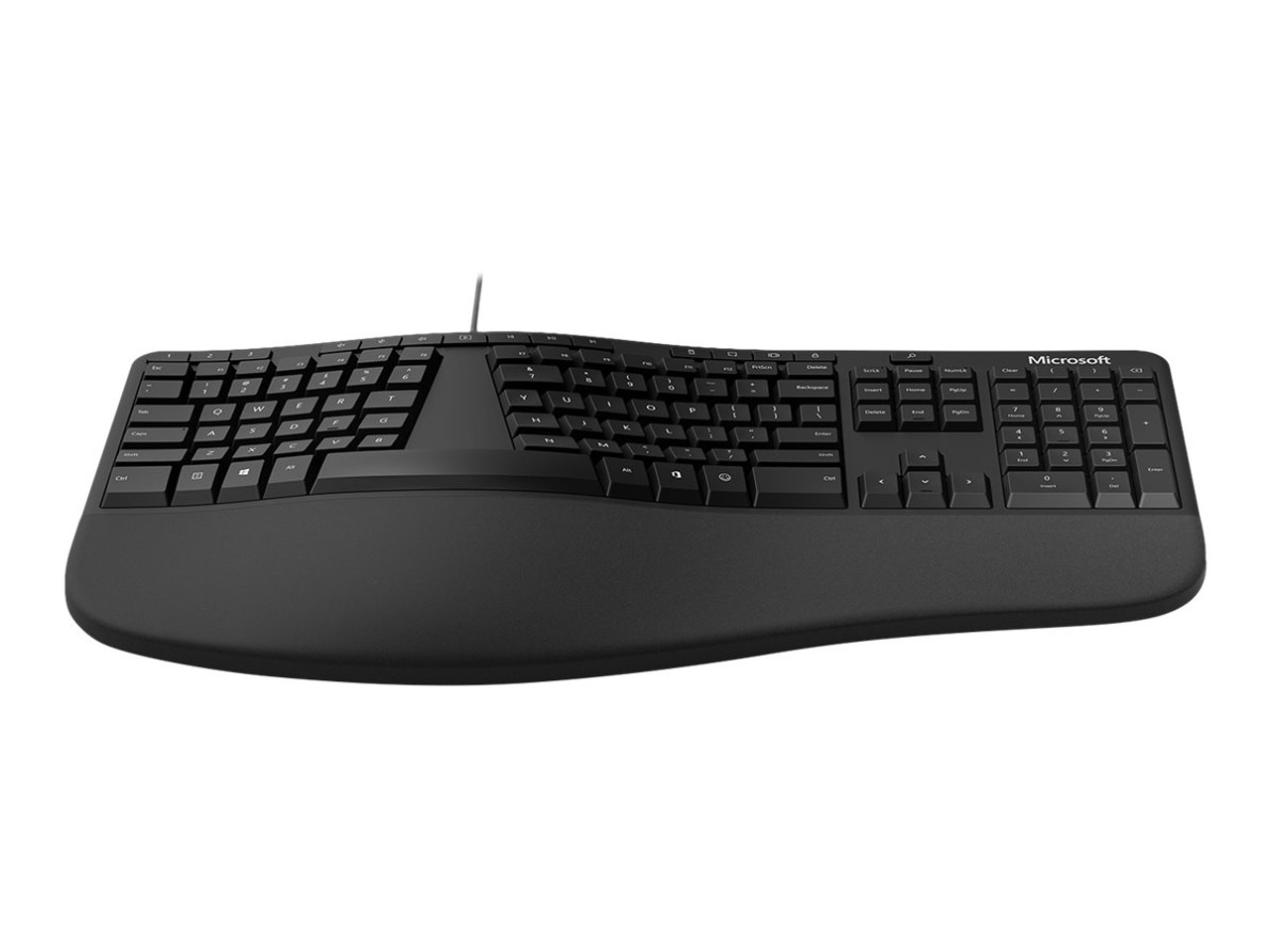 Microsoft Ergonomic Keyboard Keyboard Black Lxm