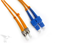 SC to ST Multimode Duplex 62.5/125 Fiber Patch Cables, 3M at Hummingbird Networks SC to ST Multimode Duplex 62.5/125 Fiber Patch Cables, 3M at Hummingbird Networks