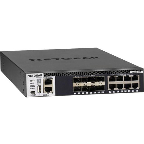 Netgear M4300 Stackable Managed Switch with 16x10G Including 8x10GBASE-T and 8xSFP+ Layer 3 - Thumbnail 2