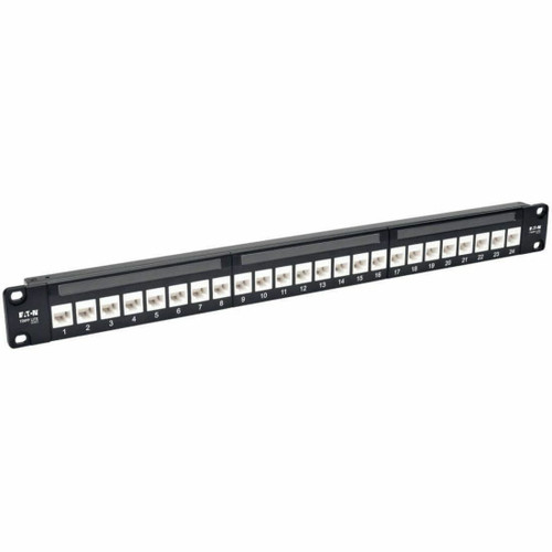 Eaton Tripp Lite Series 24-Port Cat6a Feed-Through Patch Panel - Thumbnail 2