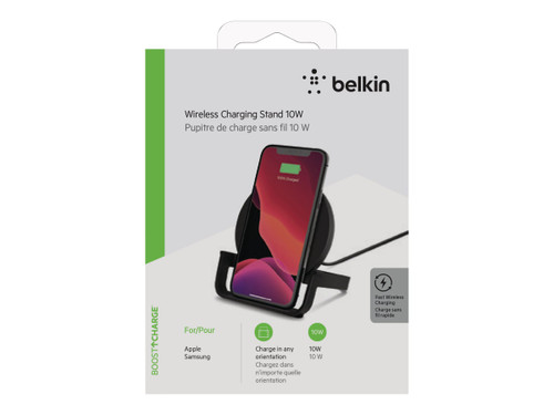 Belkin BOOST CHARGE Wireless Charging Stand - WIB001TTBK