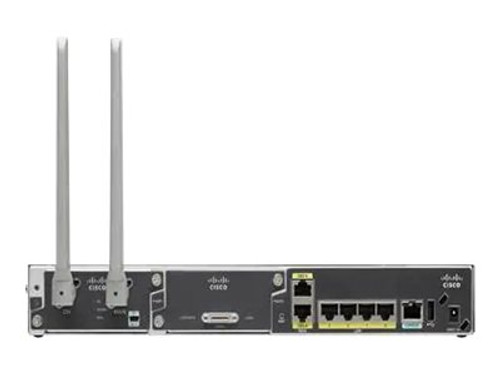 Cisco 841M - Router - 4-port Switch - GigE - WAN Ports: 2 - Rack-mountable,  Wall-mountable - C841M-4X-JSEC/K9