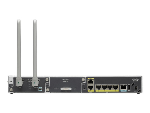 Cisco 841M - Router - 4-port Switch - GigE - WAN Ports: 2 - Rack-mountable