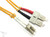 LC to SC Multimode Duplex 62.5/125 Fiber Patch Cables, 5M at Hummingbird Networks
