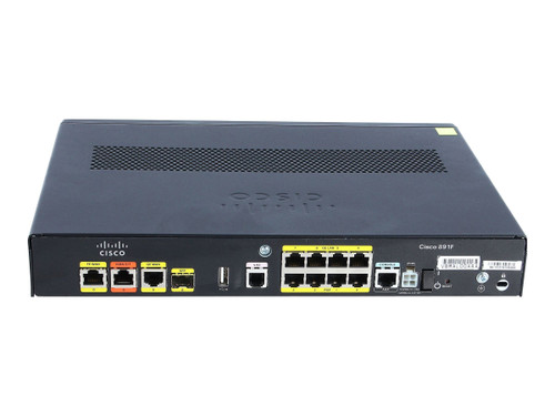 Cisco 891F - Router - ISDN/Mdm - Desktop, Rack-mountable - C891F-K9