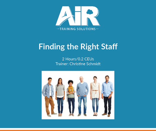 Finding the Right Staff