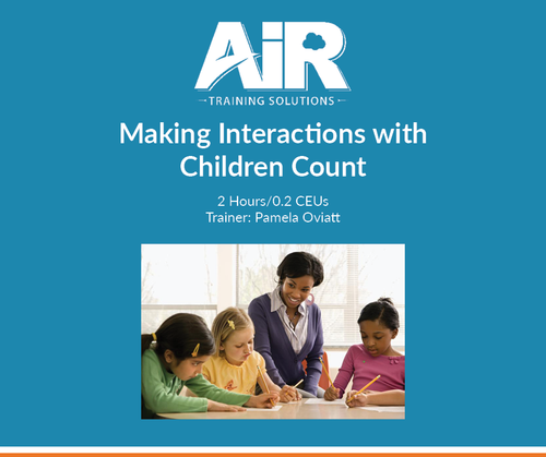 Making Interactions with Children Count