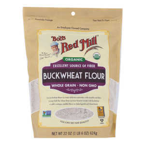 Bob's Red Mill - Flour Buckwheat - Case Of 4 - 22 Oz Bob's Red Mill - Flour Buckwheat - Case Of 4 - 22 Oz