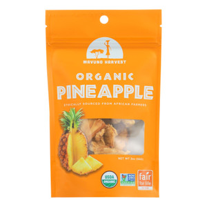 Mavuno Harvest Gluten - Free Dried Pineapple - Case Of 6 - 2 Oz. Mavuno Harvest Gluten - Free Dried Pineapple - Case Of 6 - 2 Oz.