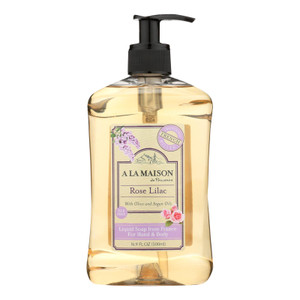 A La Maison - Liquid Hand Soap - Rose Lilac - 16.9 Fl Oz. A La Maison - Liquid Hand Soap - Rose Lilac - 16.9 Fl Oz.