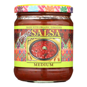 Amy's - Medium Salsa - Made With Organic Ingredients - Case Of 6 - 14.7 Oz Amy's - Medium Salsa - Made With Organic Ingredients - Case Of 6 - 14.7 Oz