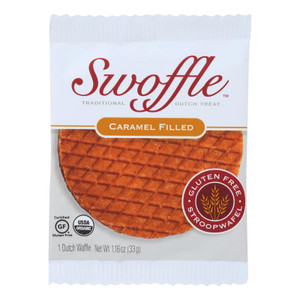 Swoffle Dutch Waffle - Original Caramel - Case Of 16 - 1.16 Oz. Swoffle Dutch Waffle - Original Caramel - Case Of 16 - 1.16 Oz.