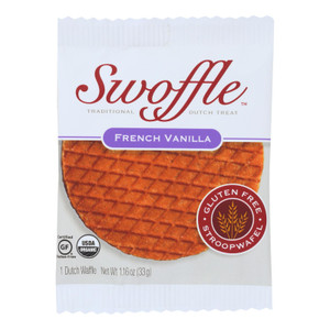 Swoffle Dutch Waffle - French Vanilla - Case Of 16 - 1.16 Oz. Swoffle Dutch Waffle - French Vanilla - Case Of 16 - 1.16 Oz.