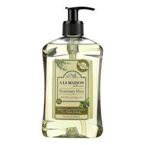 A La Maison - French Liquid Soap - Rosemary Mint - 16.9 Fl Oz A La Maison - French Liquid Soap - Rosemary Mint - 16.9 Fl Oz