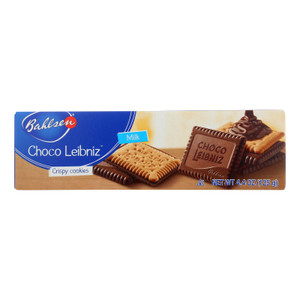 Bahlsen Leibniz Milk Chocolate Cookies - Case Of 12 - 4.4 Oz. Bahlsen Leibniz Milk Chocolate Cookies - Case Of 12 - 4.4 Oz.