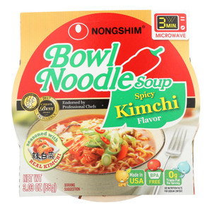 Nong Shim Kimchi Cup - Vegan - Case Of 12 - 3.03 Oz. Nong Shim Kimchi Cup - Vegan - Case Of 12 - 3.03 Oz.