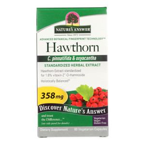 Nature's Answer - Hawthorn Leaf Extract - 60 Vegetarian Capsules Nature's Answer - Hawthorn Leaf Extract - 60 Vegetarian Capsules