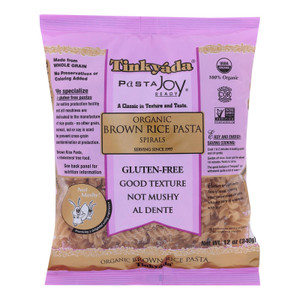 Tinkyada Brown Rice Pasta - Spiral - Case Of 12 - 12 Oz Tinkyada Brown Rice Pasta - Spiral - Case Of 12 - 12 Oz