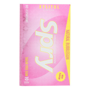 Spry - Chewing Gum Bubble Gum - Case Of 20 - 10 Ct Spry - Chewing Gum Bubble Gum - Case Of 20 - 10 Ct
