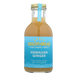Goldthread Hawaiian Ginger Herbal Tonic  - Case Of 6 - 12 Fz Goldthread Hawaiian Ginger Herbal Tonic  - Case Of 6 - 12 Fz