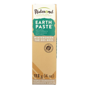 Redmond Trading Company Earthpaste Natural Toothpaste Wintergreen - 4 Oz Redmond Trading Company Earthpaste Natural Toothpaste Wintergreen - 4 Oz