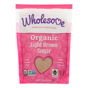 Wholesome Sweeteners Sugar - Organic - Light Brown - 24 Oz - Case Of 6 Wholesome Sweeteners Sugar - Organic - Light Brown - 24 Oz - Case Of 6