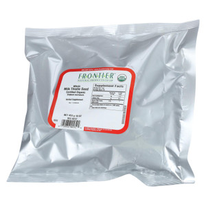 Frontier Herb Milk Thistle Organic Whole - Single Bulk Item - 1lb Frontier Herb Milk Thistle Organic Whole - Single Bulk Item - 1lb