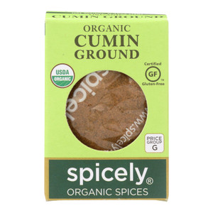 Spicely Organics - Organic Cumin - Ground - Case Of 6 - 0.45 Oz. Spicely Organics - Organic Cumin - Ground - Case Of 6 - 0.45 Oz.