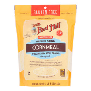 Bob's Red Mill - Cornmeal Gluten Free - Case Of 4 - 24 Oz Bob's Red Mill - Cornmeal Gluten Free - Case Of 4 - 24 Oz