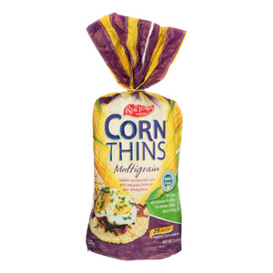 Real Foods Organic Corn Thins - Multigrain - Case Of 6 - 5.3 Oz. Real Foods Organic Corn Thins - Multigrain - Case Of 6 - 5.3 Oz.