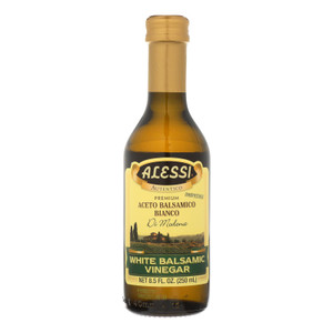 Alessi - Vinegar - White Balsamic - Case Of 6 - 8.5 Fl Oz. Alessi - Vinegar - White Balsamic - Case Of 6 - 8.5 Fl Oz.