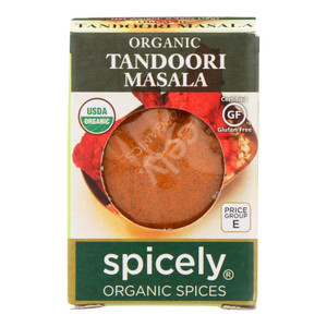Spicely Organics - Organic Tandoori Masala Seasoning - Case Of 6 - 0.45 Oz. Spicely Organics - Organic Tandoori Masala Seasoning - Case Of 6 - 0.45 Oz.