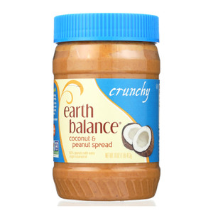 Earth Balance Crunchy Coconut And Peanut Spread - Case Of 12 - 16 Oz. Earth Balance Crunchy Coconut And Peanut Spread - Case Of 12 - 16 Oz.